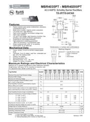 MBR4045PT C0 Datenblatt PDF