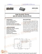 ADS1201 datasheet.datasheet_page 1