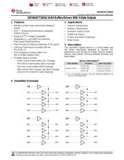 74AHCT16244DGVRE4 datasheet.datasheet_page 1