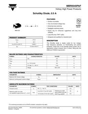 MBR0540 Datenblatt PDF