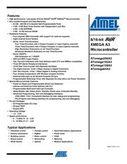 ATXMEGA256A3-MH Datenblatt PDF