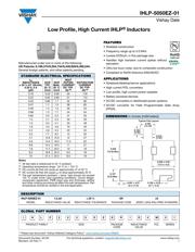 IHLP5050EZER3R3M01 数据规格书 1