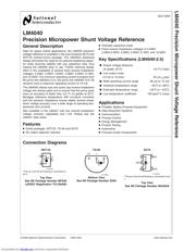 LM4040AIM325NOPB datasheet.datasheet_page 1