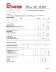 MAC212A10 数据规格书 1