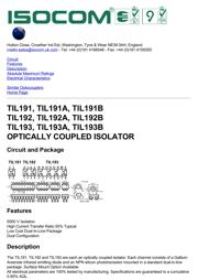 TIL191 datasheet.datasheet_page 1