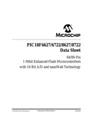 PIC18LF6722-I/PT 数据规格书 1