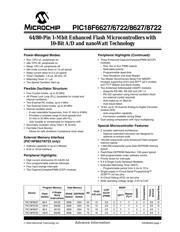 PIC18LF6722-I/PT 数据规格书 3
