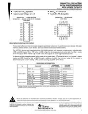 SN74ACT241PW 数据规格书 1