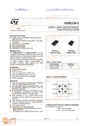 USBLC6-2 datasheet.datasheet_page 1