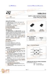 USBLC6-2 数据规格书 1