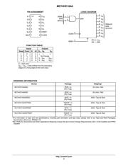 NLV74HC164ADR2G datasheet.datasheet_page 2