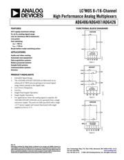 ADG406BNZ Datenblatt PDF