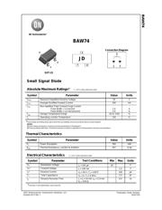 BAW74 datasheet.datasheet_page 1