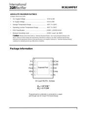 IR3624MPBF datasheet.datasheet_page 2