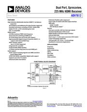 ADV7612BSWZ-P Datenblatt PDF