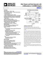 AD9524BCPZ datasheet.datasheet_page 1