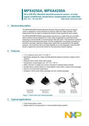MPX4250DP Datenblatt PDF