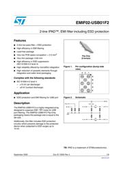 EMIF02-USB01F2 数据规格书 1