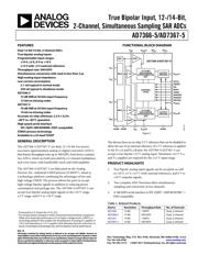 AD7366BRUZ Datenblatt PDF