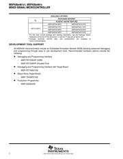 MSP430F4619IPZR datasheet.datasheet_page 2