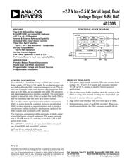 AD7303BRMZ Datenblatt PDF