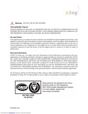 Z8F083ASJ020EG datasheet.datasheet_page 2