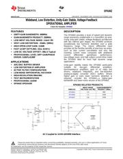 OPA842IDRG4 datasheet.datasheet_page 1