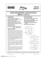 INA2137PA datasheet.datasheet_page 1