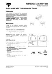 TCET1103 数据手册