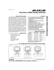 MAX319CSA+ Datenblatt PDF