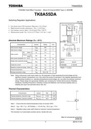 TK8A50D datasheet.datasheet_page 1