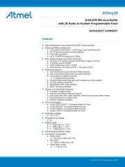 ATTINY20-SSU Datenblatt PDF