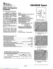 CD4585BE Datenblatt PDF