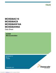 MC9S08AW60CFUE 数据手册