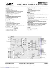 C8051F350-TB 数据规格书 1