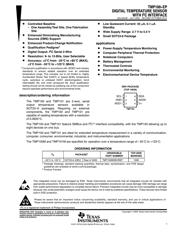 TMP100MDBVREP 数据规格书 1