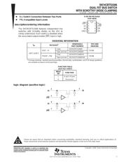 SN74CBTS3306DRG4 数据规格书 1