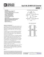 AD9059BRS 数据规格书 1