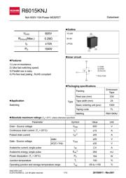 R6015KNJTL datasheet.datasheet_page 1