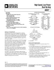 AD827SE/883B datasheet.datasheet_page 1