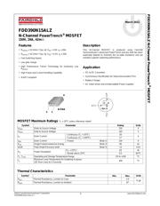 FDD390N15ALZ datasheet.datasheet_page 1