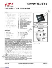 SI4032-B1-FM 数据规格书 1