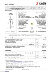 P6KE180A 数据规格书 1