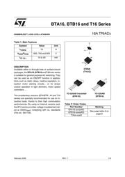 BTA16-700C 数据规格书 1