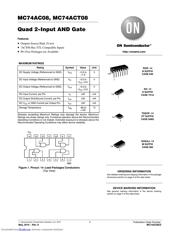 MC74ACT08MEL 数据规格书 1