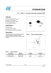 STGD5NB120SZ datasheet.datasheet_page 1