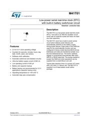 M41T01M6F datasheet.datasheet_page 1