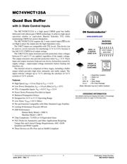 MC74VHCT125ADR2G datasheet.datasheet_page 1