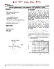 OPA1632DR Datenblatt PDF