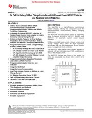 BQ24725 Datenblatt PDF